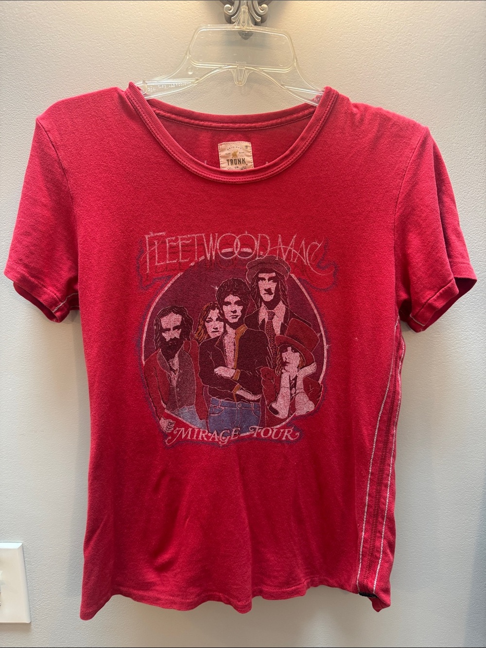 Trunk Ltd Red Fleetwood Mac Mirage Tour Graphic Tee